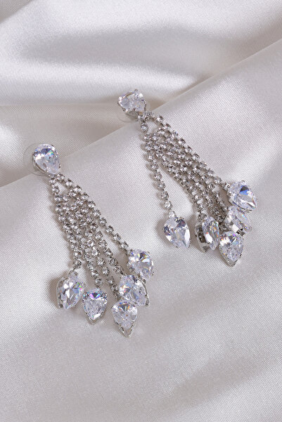 Süspüs Accessories Veloura Luxury Zircon Earrings