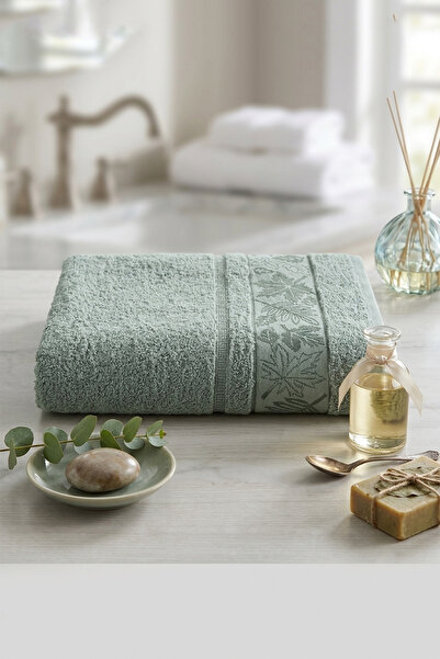 New Cotton Home Çınar 100% Cotton Bath Towel 90X150 cm Soft High Water Absorb...