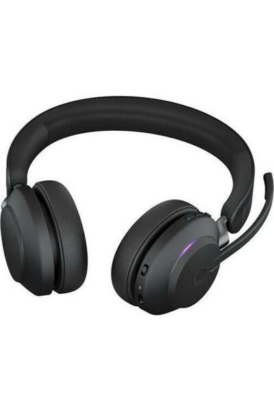 Jabra Ακουστικά VOIP Evolve2 65 Link380a MS Στερεοφωνικά Μαύρα (26599-999-989)