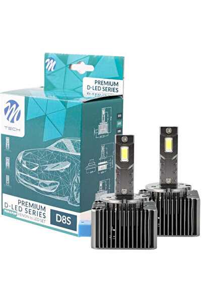 M-TECH Λάμπες Αυτοκινήτου D8S / PK32d-1 Canbus LED 6000K Ψυχρό Λευκό 40V 35W ...