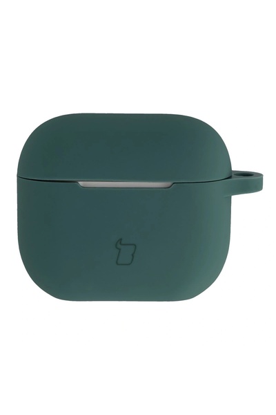 BizonMobile Husă de silicon Bizon pentru AirPods 3 - Verde închis