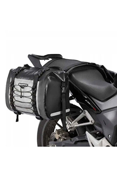 ROCKBROS AS-010BGR Σετ Σκληρών Πλαϊνών Βαλιτσών Μοτοσικλέτας 60 λίτρα σε Γκρι...