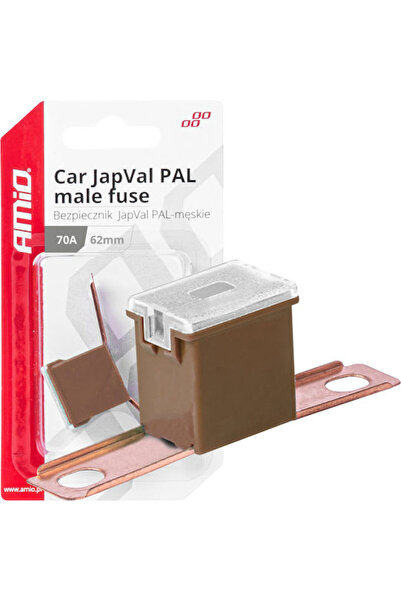 AMIO Ασφάλεια Japval Pal Male 62mm 70a Καφέ 1 τεμάχιο 03431/am Κωδικός: 03431