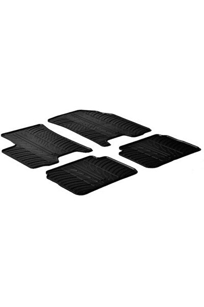 Lampa Σετ Πατάκια Εμπρός και Πίσω 4 τεμαχίων για Chevrolet Aveo 2006 Μαύρο Κω...