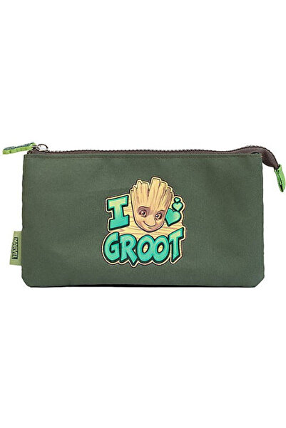 GRUPO ERIK Groot Κασετίνα με 3 Θήκες Πράσινη