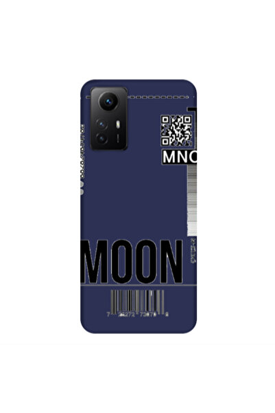 Other Xiaomi Redmi Note 12s A ticket to the moon Dark blue Colored Silicone T...