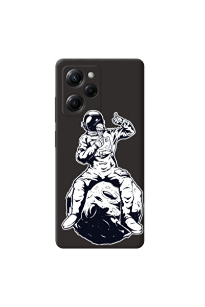 Other Xiaomi Poco X5 Pro ice cream in space Black Colored Silicone TPU Θήκη