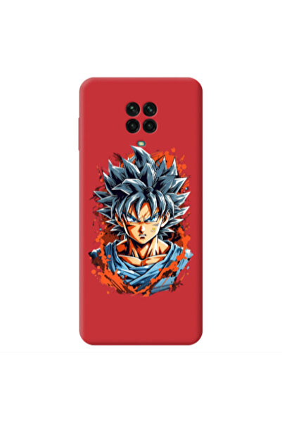 Other Xiaomi Redmi Note 9 Pro Anime Goku Red Colored Silicone TPU Θήκη