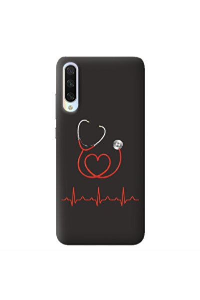 Other Xiaomi Mi 9 Lite Stethoscope Black Colored Silicone TPU Θήκη
