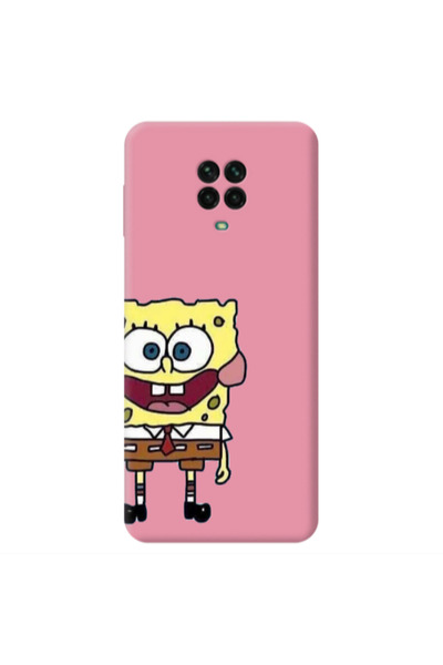 Other Xiaomi Redmi Note 9 Pro Spong 2 Pink Colored Silicone TPU Θήκη
