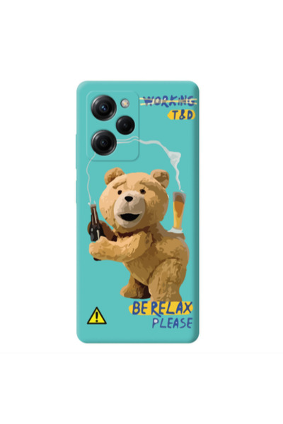 Other Xiaomi Poco X5 Pro Be Relax Turquoise Colored Silicone TPU Θήκη