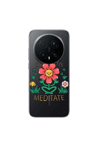 Other Honor Magic 8 Lite Pro Meditate Transparent Silicone TPU Θήκη
