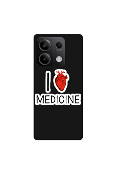 Other Xiaomi Redmi Note 13Pro 5G I Love Medicin Black Colored Silicone TPU Θήκη