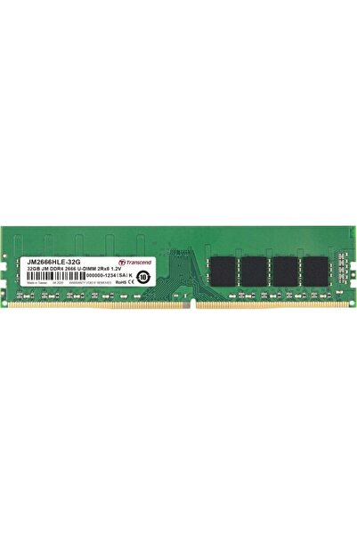 Transcend JM2666HLE-32G, DDR4, 32GB, 2666MHz, CL 19, 1.2V