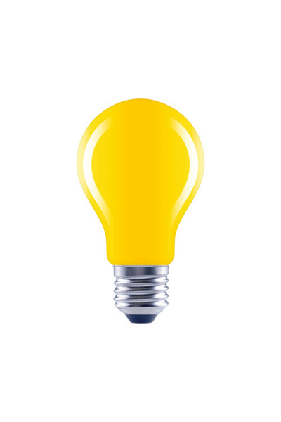 OEM Bec galben LED Flair E27 4W, glob A60, durată viață 15.000 h