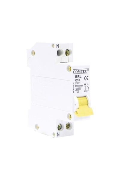 OEM Disjunctor electric modular Comtec 1P+N 25A 4,5kA, curbă C