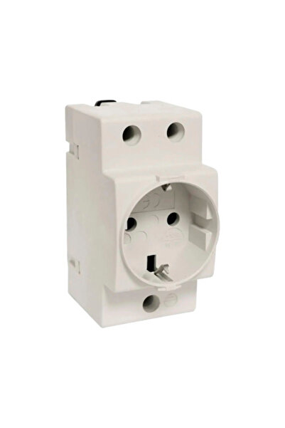 OEM Priză simplă cu împământare Elvon 16A 230 V AC pentru tablou electric cu ...