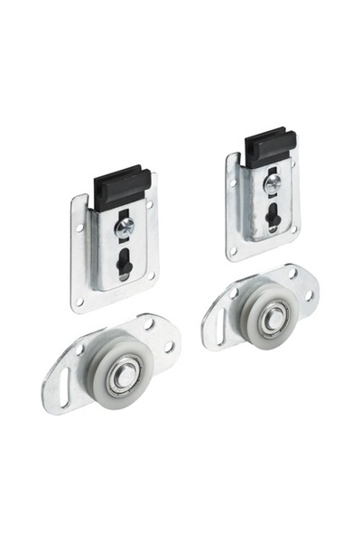 OEM Set roți & accesorii pentru 1 ușă glisantă Hettich SlideLine 12, sarcină ...