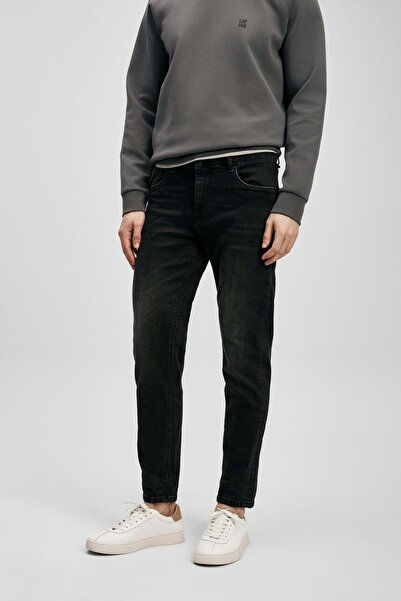 Lufian 111200242 Wılıam Smart Jean Men's Pants Slim Fit Men's Jeans Pants Black