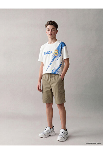LC Waikiki Boys' Gabardine Cargo Shorts