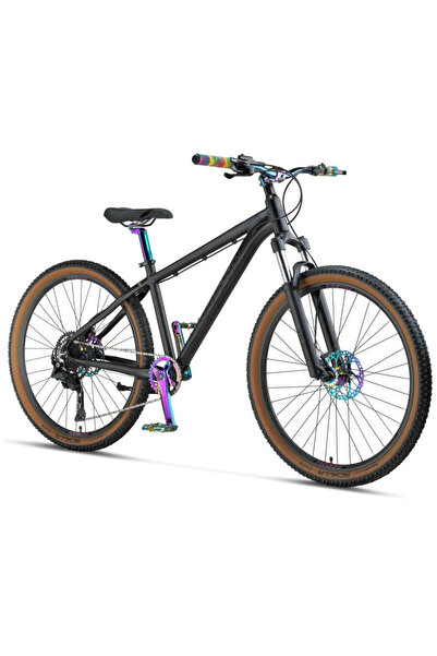 Mosso RAINBOW 27 CUES HD ERKEK DAĞ BİSİKLETİ 406H 27.5 JANT 9 VİTES MAT BLACK