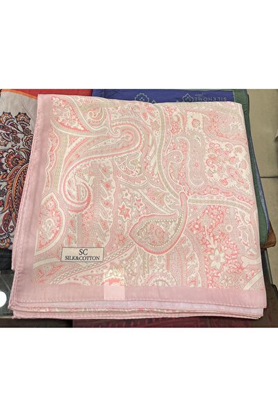Karaca Eşarp Silk cotton cotton shawl
