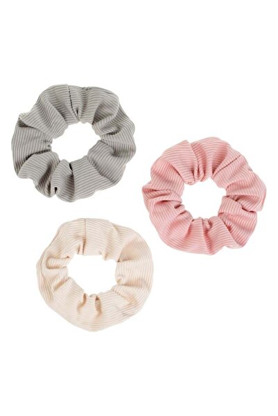 OEM Set 3 buc elastice de păr pentru fete textile, multicolore, coafuri vesele