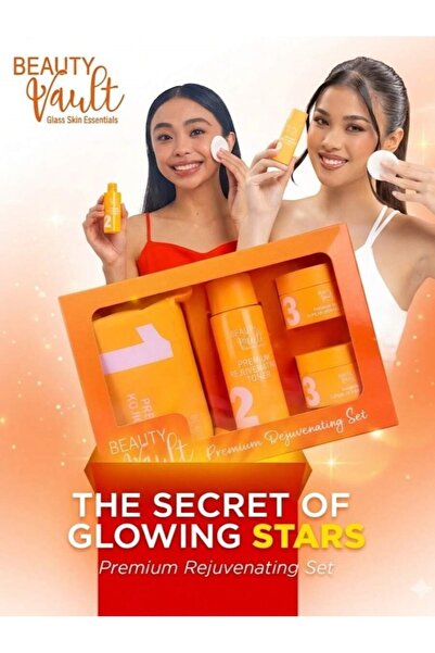 Beauty Vault 4-in-1 Brightening Skincare Set for Face Care Routine, Blemish C...