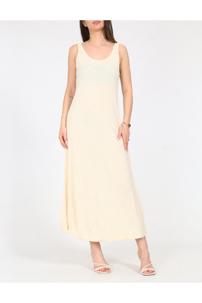 Evendi Rochie lunga, Bej