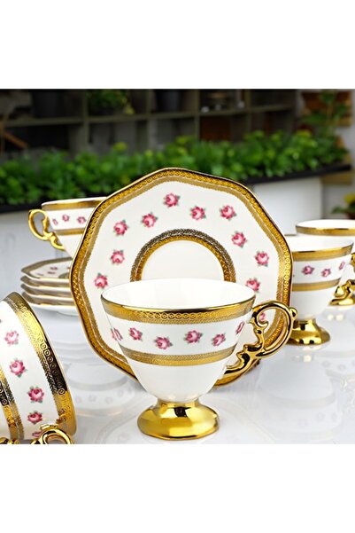 Gifts and More Hacı Ali 90CC 6'LI AYAKLI FİNCAN (VİCTORİA)