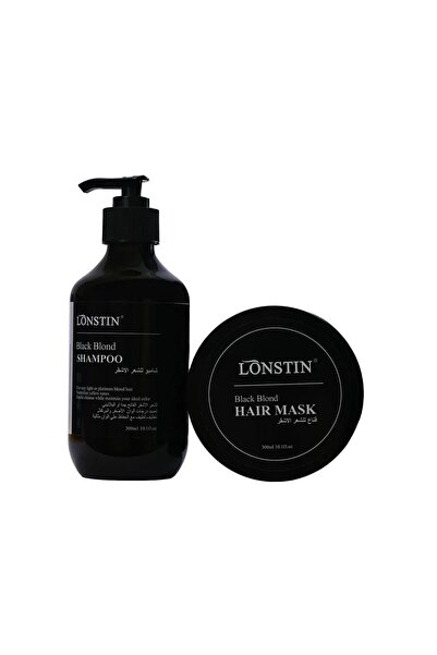 Lonstin Bekj Lonstin Black Blonde Shampoo and Mask for Correcting the Color o...
