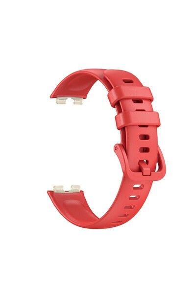 BEST ACCESSORIES Curea de înlocuire din silicon roșu, impermeabilă, reglabilă...