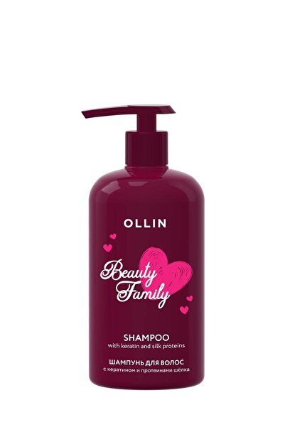 OLLİN Shampoo With Keratin and Silk Protein 500ml