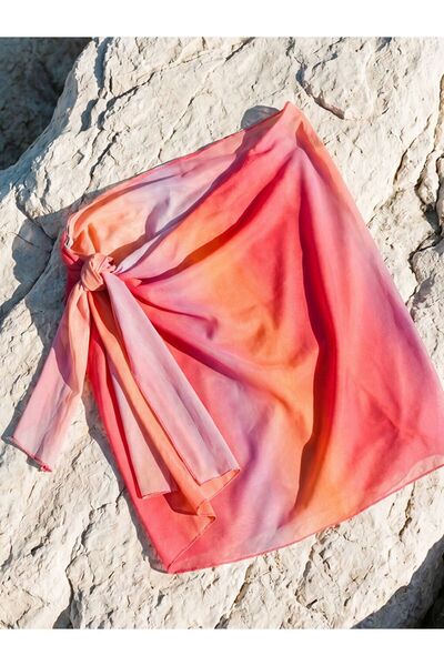 LC Waikiki Lcw Dream Pink Batik Patterned Women's Pareo