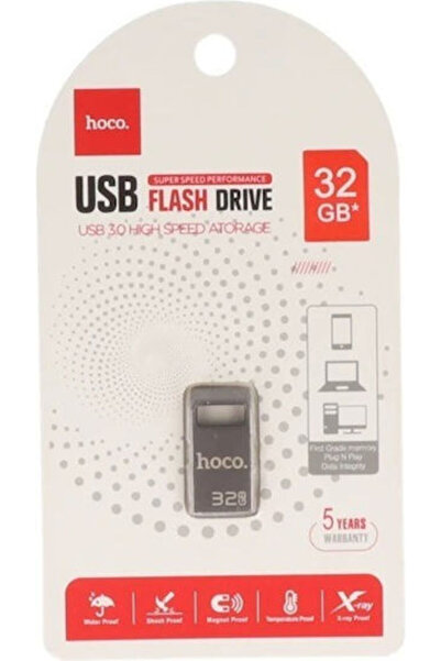 hoco. Hoco 32GB USB 3.0 Στικάκι Ασημί