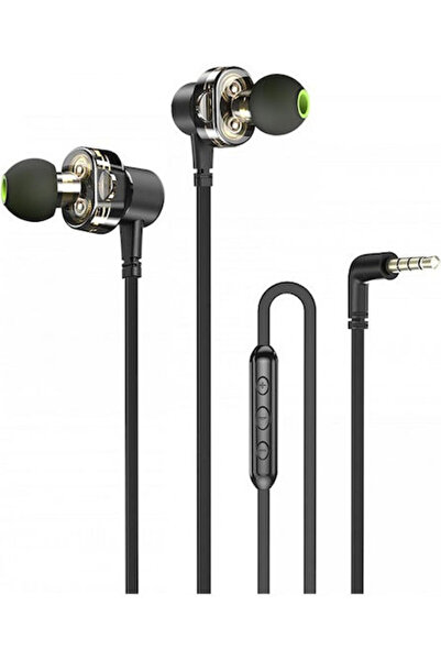 AWEI Ενδοωτικά ακουστικά handsfree με βύσμα 3.5mm, μαύρα