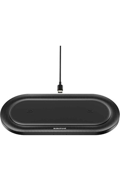 Borofone Ασύρματος Φορτιστής (Qi Pad) 18W Μαύροι (BQ7)