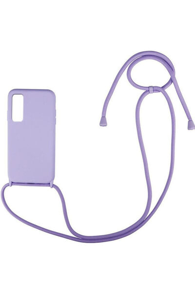 Other Technovo Δαντελωτή Πίσω Θήκη Σιλικόνης με Λουράκι Λιλά (Redmi Note 9) Κ...