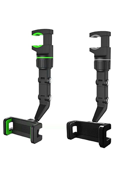 ELTRAZONE 2PCS Rearview Mirror Phone Holder, 360 Rotatable Car Phone Holder M...