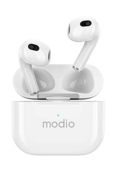 Modio Wireless Earbuds ME12 Bluetooth Headset Wireless Earphone for White