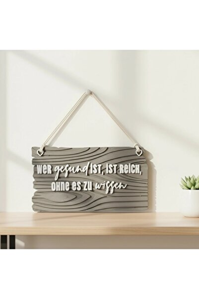 OEM Placă Decorativă de Perete cu Mesaj Inspirațional, Design Rustic