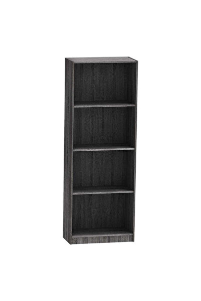 Adore Biblioteca Presley, Gri inchis - Sonoma, 60x30x167 cm