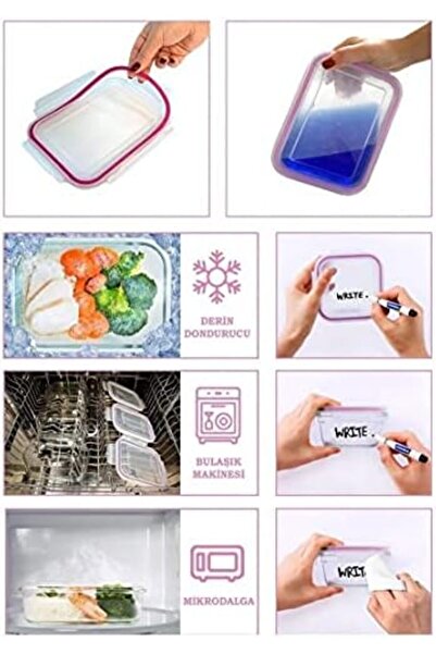 Yıldızan edl shop حاوية تخزين زجاجية من Glasslock Cam سعة 480 مل edl shop 129...