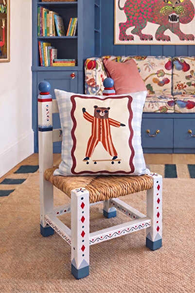 Alseko Concept Dreamland 01 43X43Cm Square 1 Piece Children's Room Throw Pill...