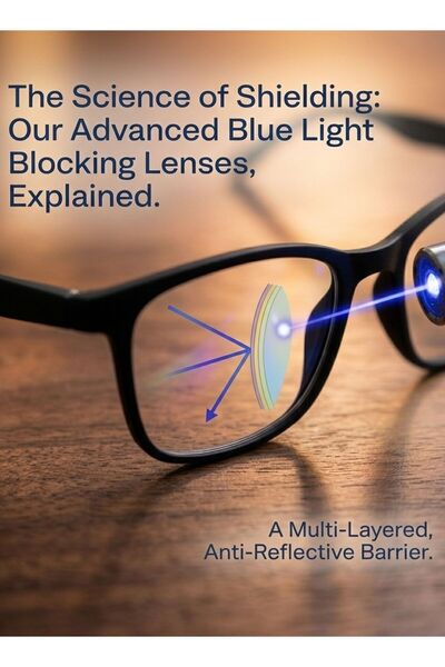 ZENLINE MART Premium Blue Light Blocking Glasses for Computer, Laptop & Digit...