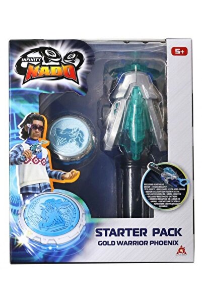JUST TOYS Infinity Nado Σειρά VI Αρχικό Πακέτο Χρυσός Πολεμιστής Φοίνικας (65...