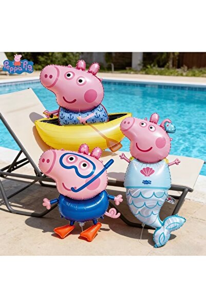 LWP Shop Peppa Pig Summer Folyo Balon Üçlü