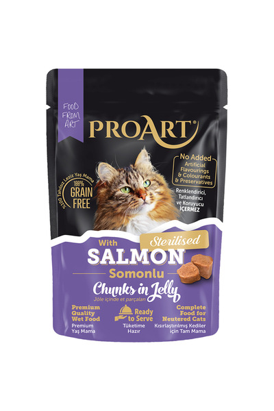 ProArt Chunks in Jelly with Salmon for Neutered Cats