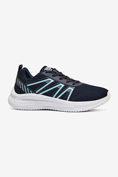 Campus Men ROBE Memory Foam Lace-Up Running Shoes-Navy