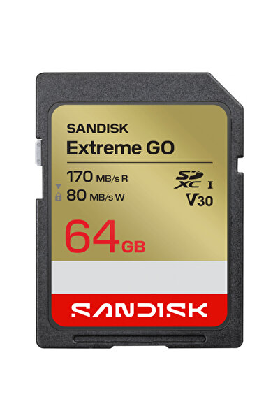 SanDisk Card Memorie SDXC Extreme Go, 64Gb, Clasa 10 / UHS-1 U1 SDSDXGN-064G-...